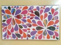 instructables Muhaiminah Faiz Drops Wall Art
